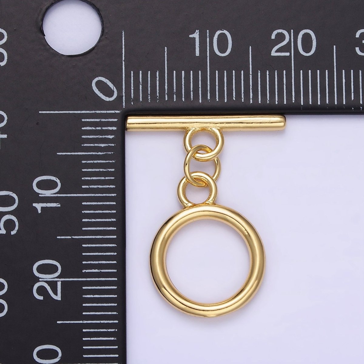 14K Gold Filled 25mm Minimalist Toggle Clasps Closure Findings | Z771