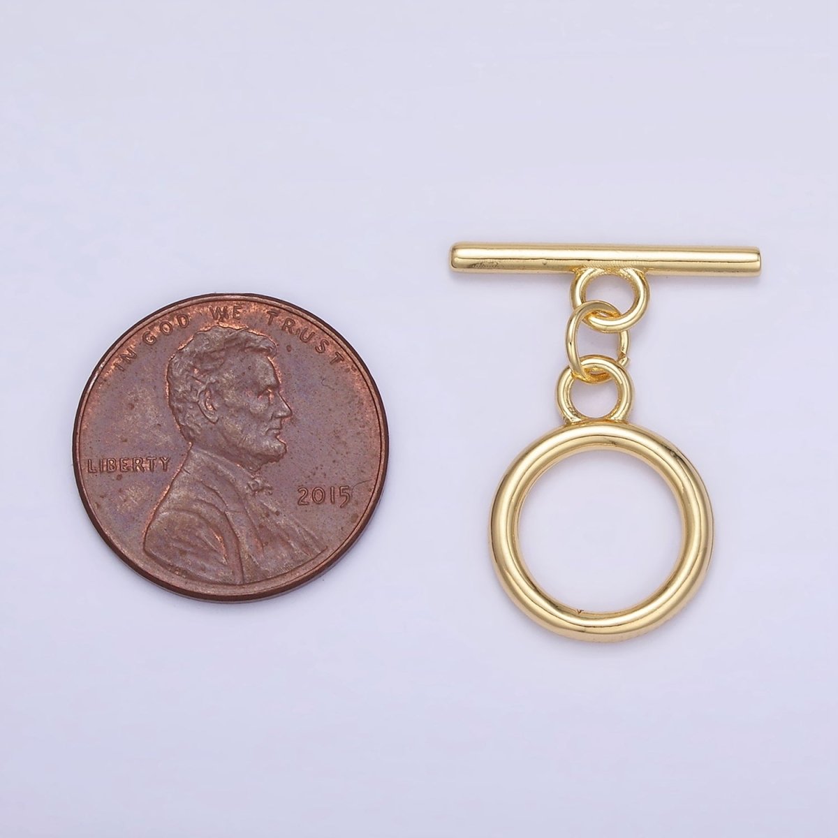 14K Gold Filled 25mm Minimalist Toggle Clasps Closure Findings | Z771
