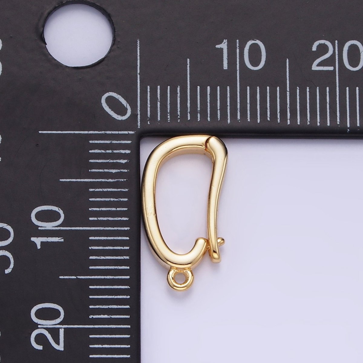 14K Gold Filled 15mm Oval Snap Bail Open Loop Jewelry Finding Supply | Z682