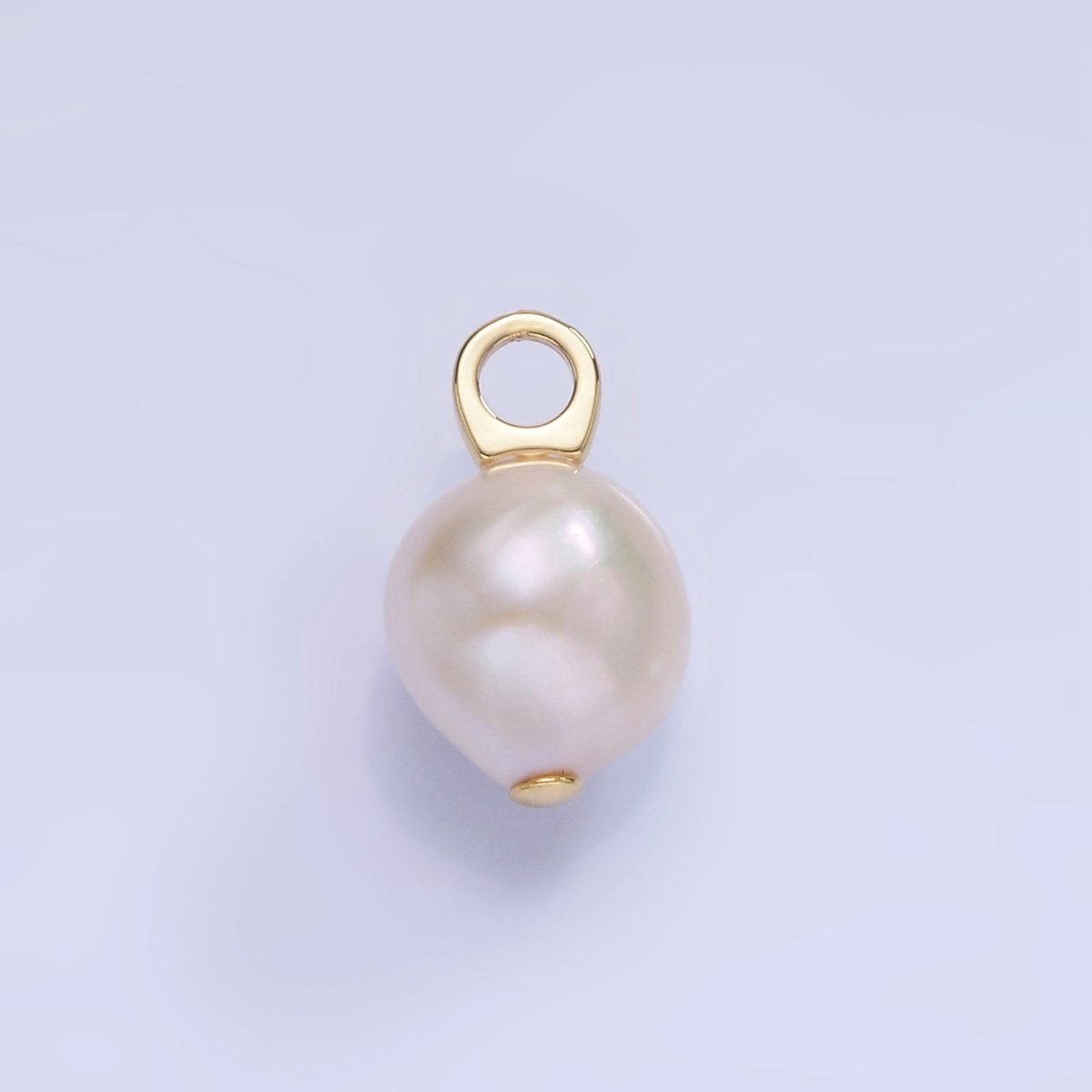 14K Gold Filled 16mm Baroque Freshwater Pearl Drop Pendant | P1728