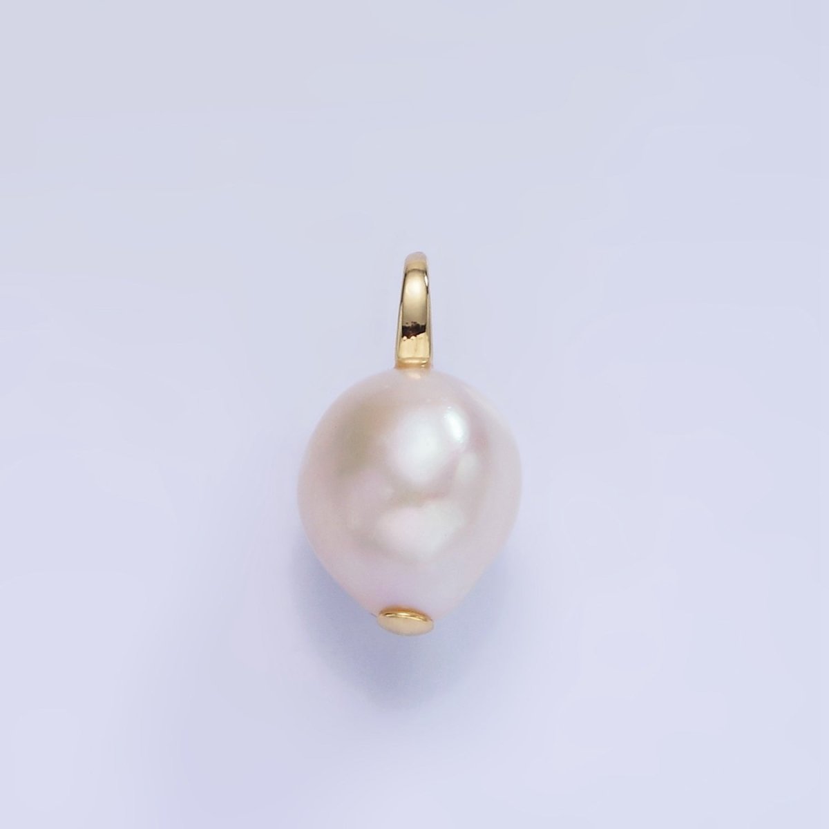 14K Gold Filled 16mm Baroque Freshwater Pearl Drop Pendant | P1728