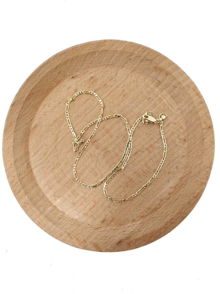 14K Gold Filled 1.8mm Figaro Chain 23.5 inch Finished Necklace For Wholesale Necklace Dainty Jewelry Making Supplies | WA-485 Clearance Pricing