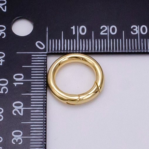 14K Gold Filled 18mm Push Spring Gate Findings | Z721