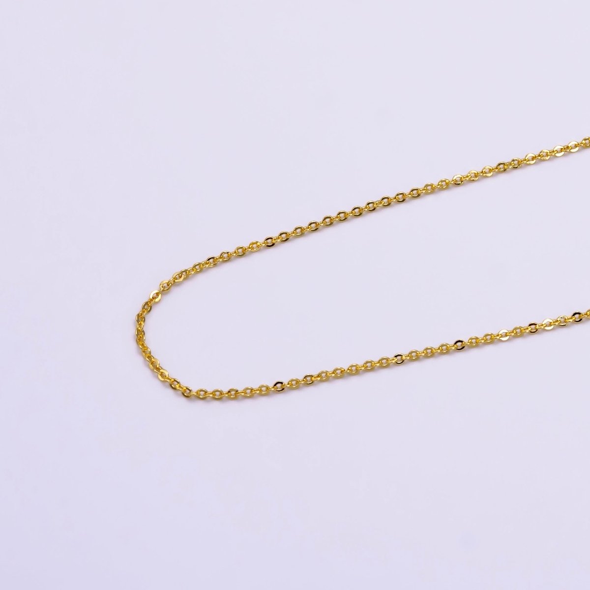 14K Gold Filled 1mm Cable Chain 18 Inch Necklace w. Extender | WA-2453