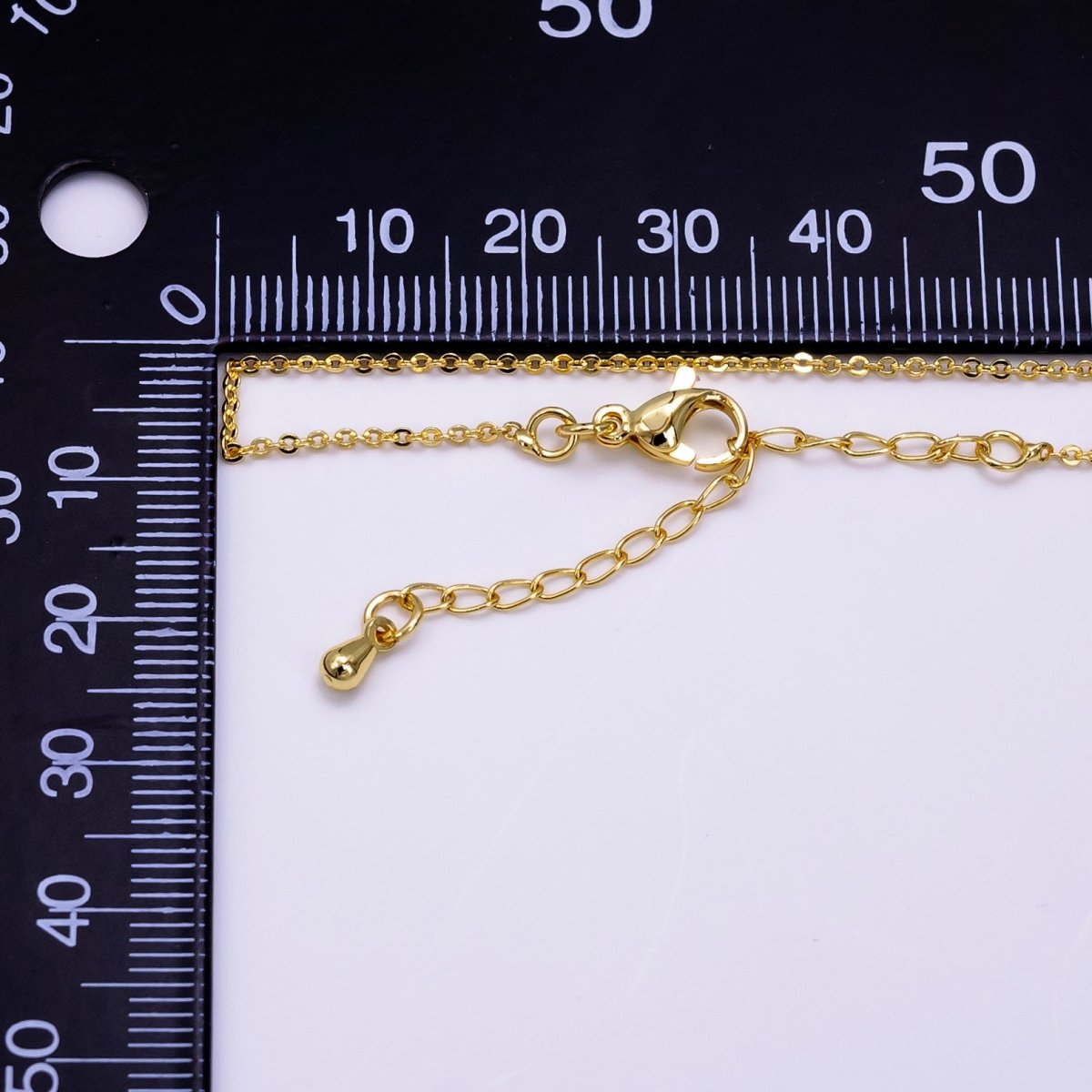 14K Gold Filled 1mm Cable Chain 18 Inch Necklace w. Extender | WA-2453