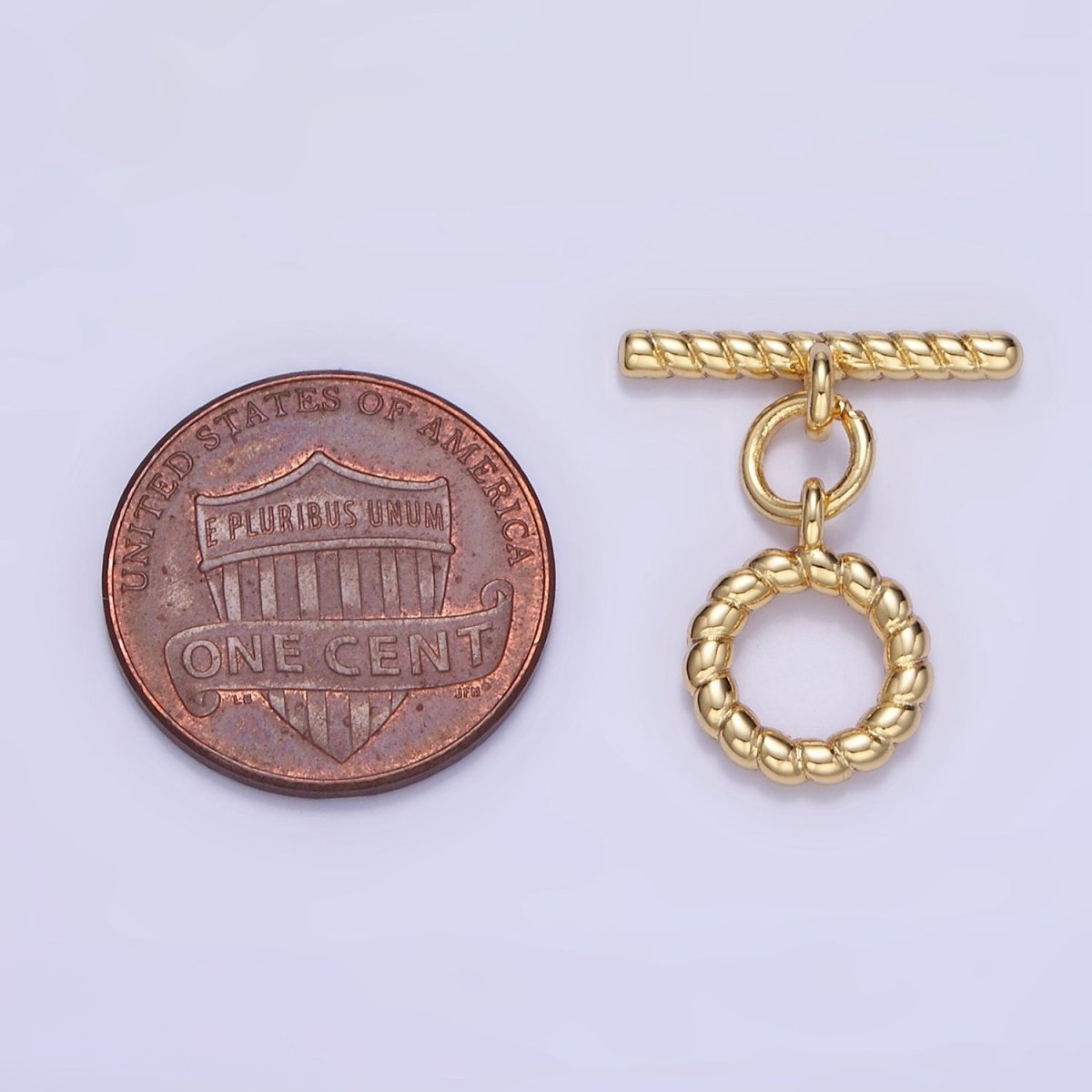 14K Gold Filled 20mm Croissant Toggle Clasps Closure Findings | Z769