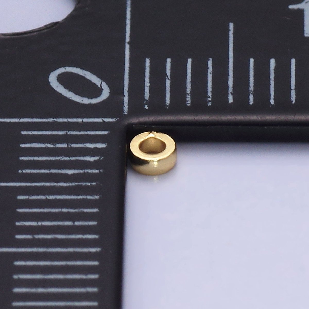 14K Gold Filled 2.5mm Rhondelle Mini Minimalist Bead Pack(50pcs) | B876