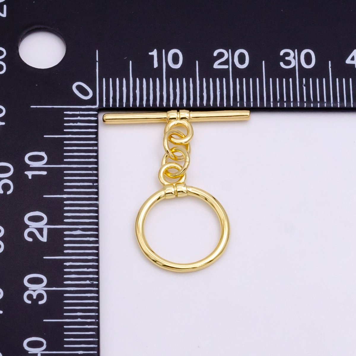 14K Gold Filled 28mm Lined OT Toggle Clasps Closure Jewelry Findings | Z346