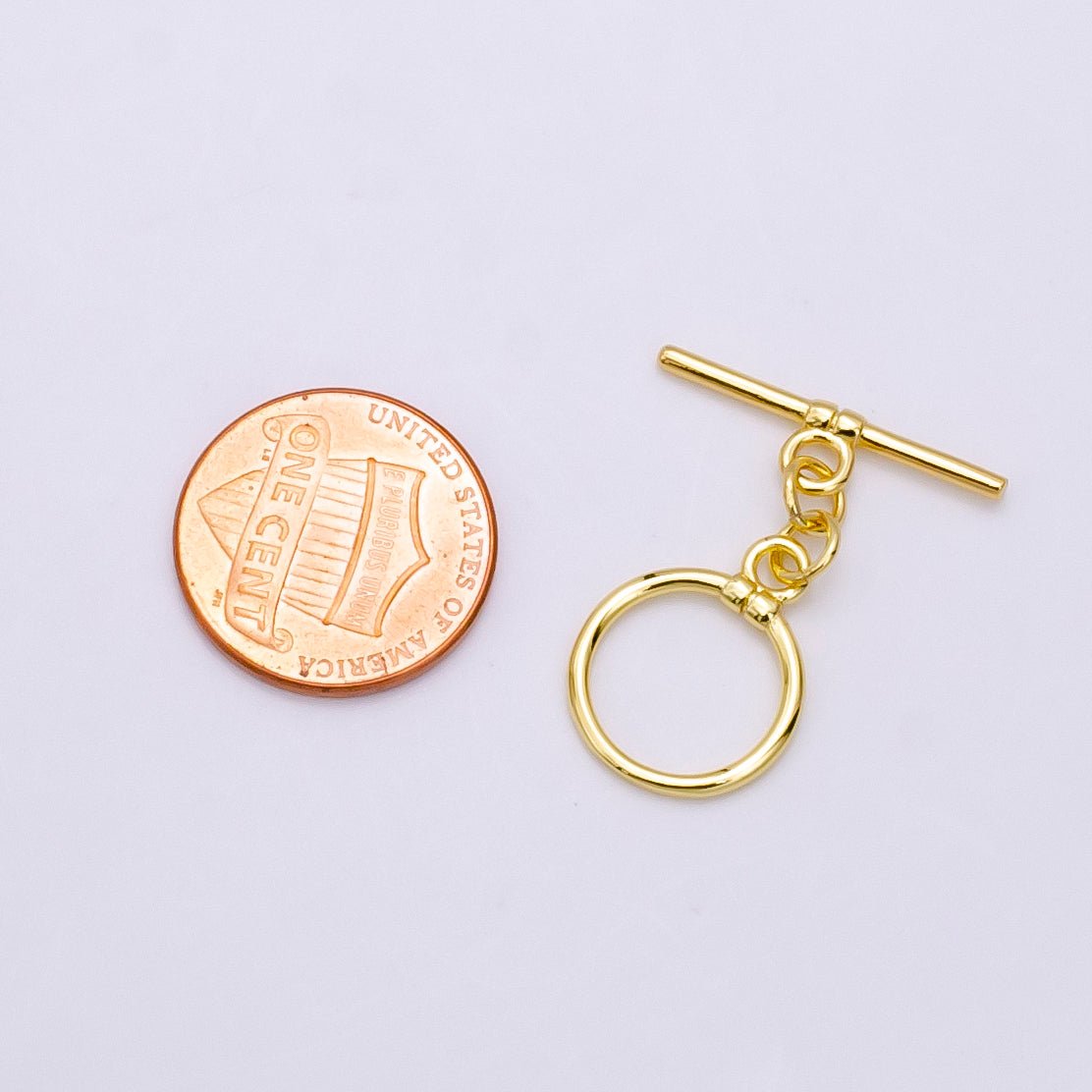14K Gold Filled 28mm Lined OT Toggle Clasps Closure Jewelry Findings | Z346