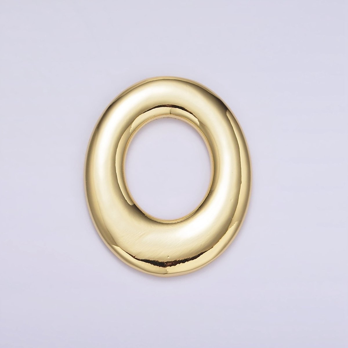 14K Gold Filled 30mm Open Oblong Cable Link Charm Jewelry Finding Supply | Z620
