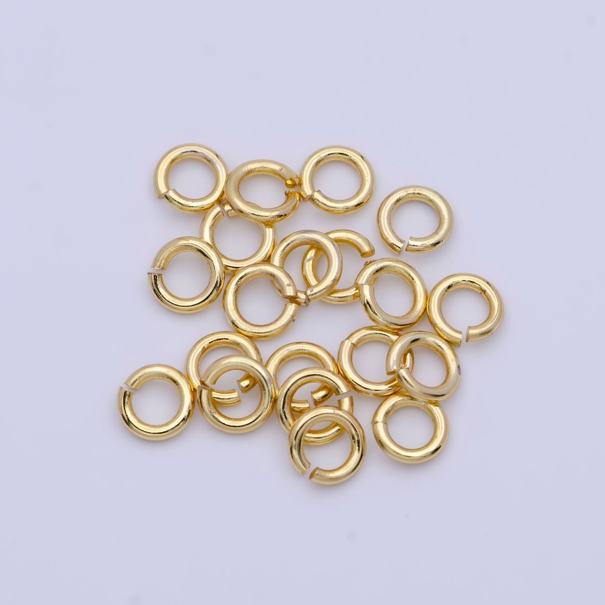 14K Gold Filled 4mm Jump Ring Minimalist Jewelry Finding Supply Pack | Z686