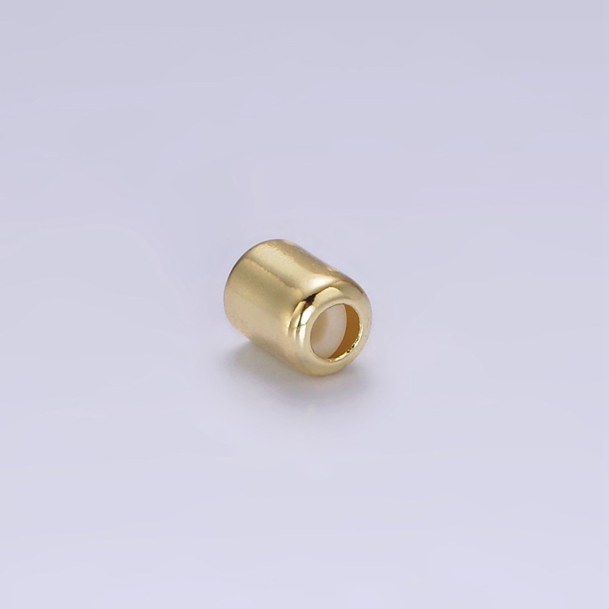 14K Gold Filled 5mm Cylinder Tube Earring Backings Jewelry Findings Supply | Z-536