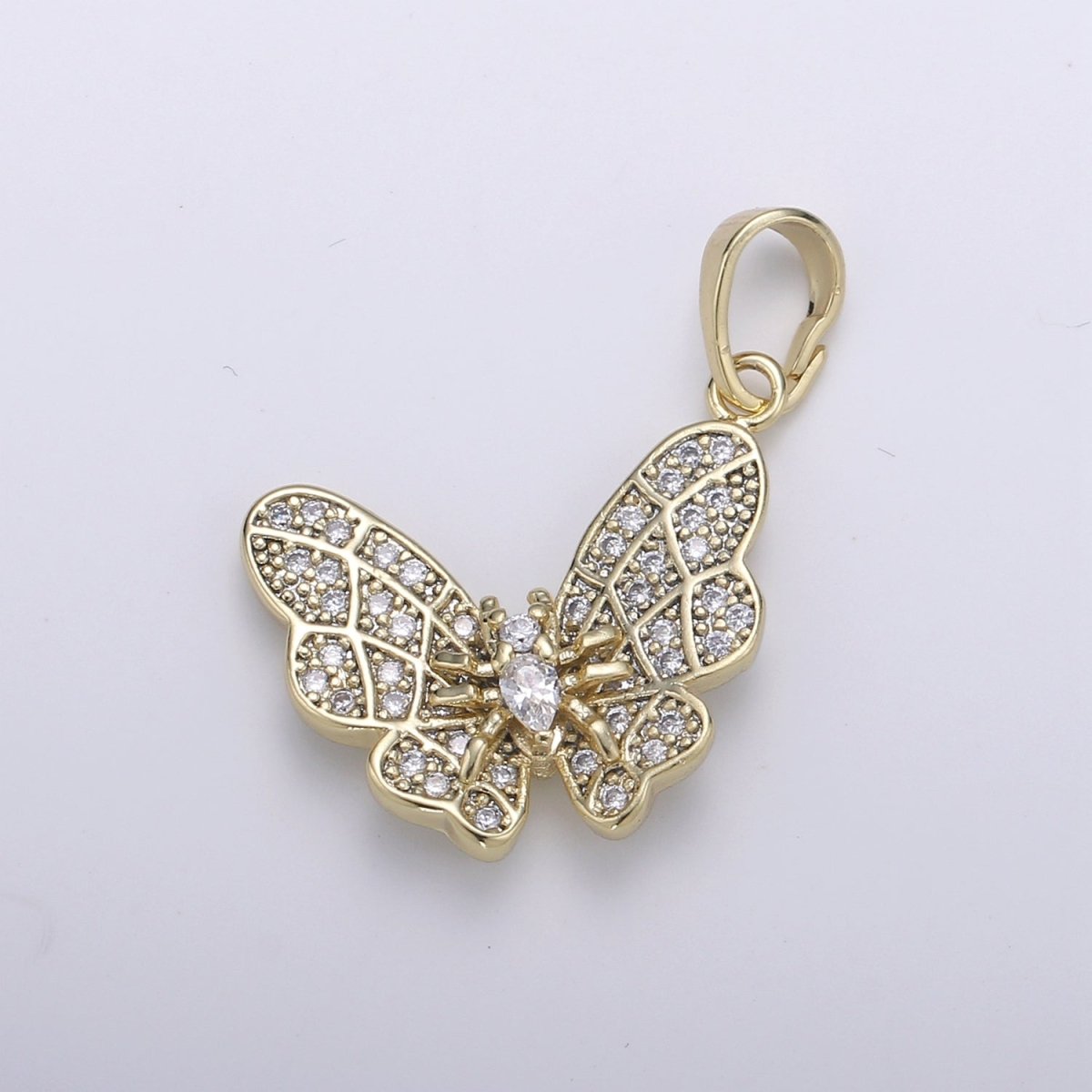 14K Gold Filled Butterfly Pendants  J-096