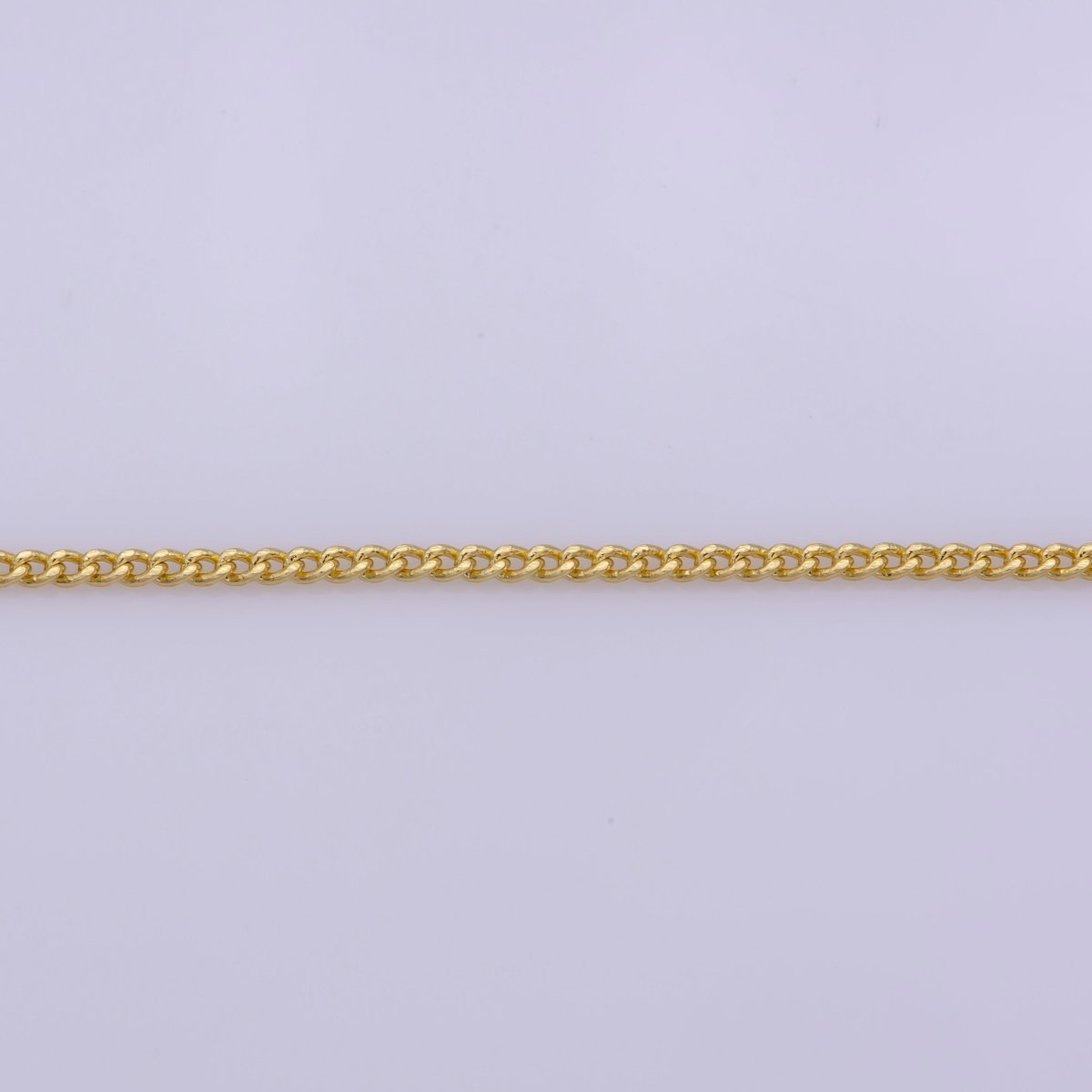 14k Gold Filled Cable Finished Chain, Necklace 19.5 inch Chain for Layering Necklace, Dainty 1mm w/ Spring Clasps | WA-390 Clearance Pricing