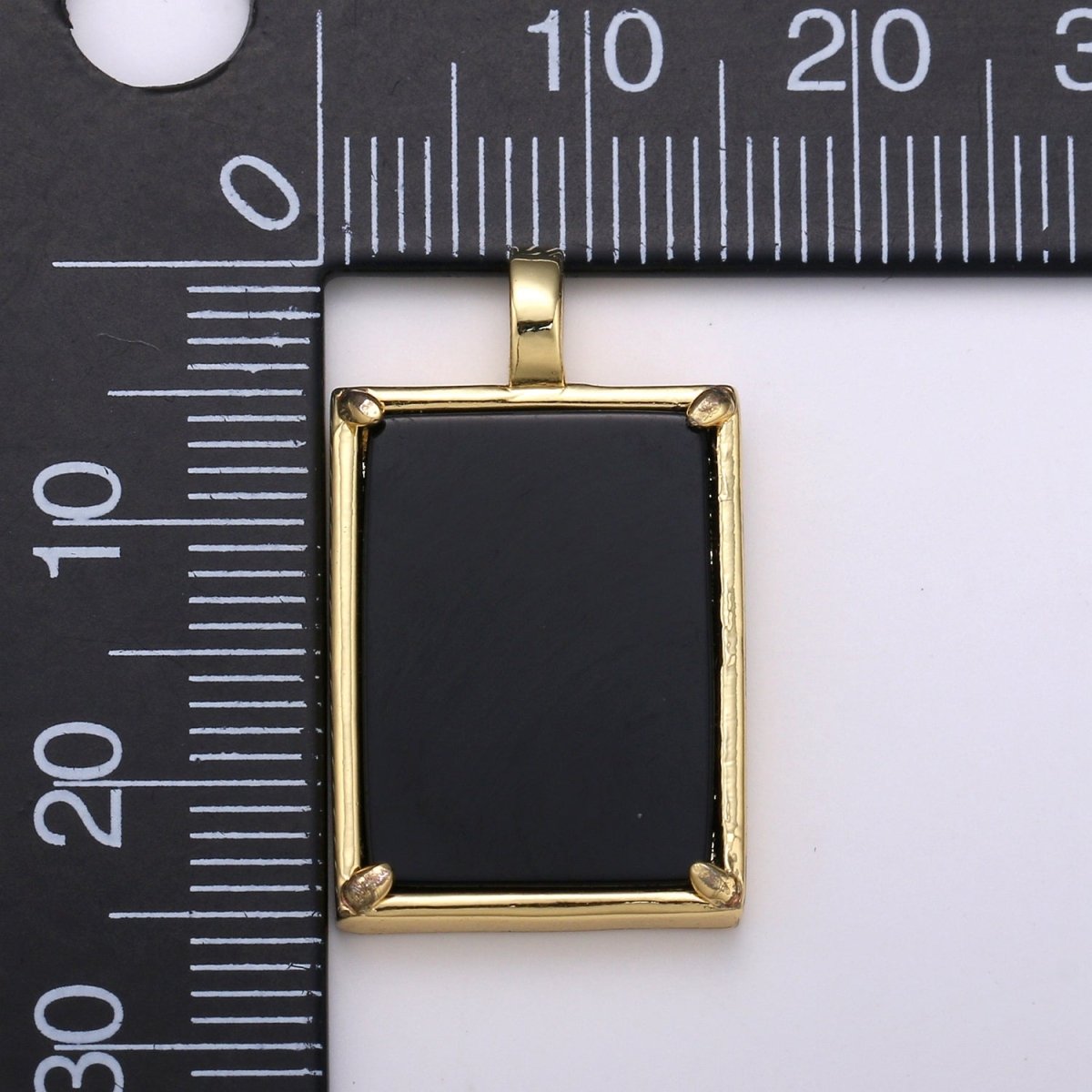 14k Gold filled Charm Geometric Natural Stone lapis lazuli Amethyst, Aquamarine, Rose Quartz Necklace Pendant for Jewelry Supply I-785 ~ I-790