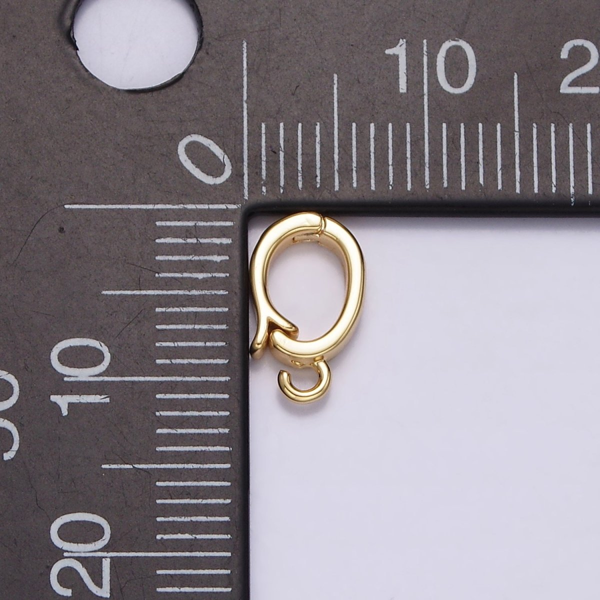 14K Gold Filled Heart Open Loop Interchangeable Charm Holder Jewelry Making Supply in Gold & Silver | Z-929 Z-930