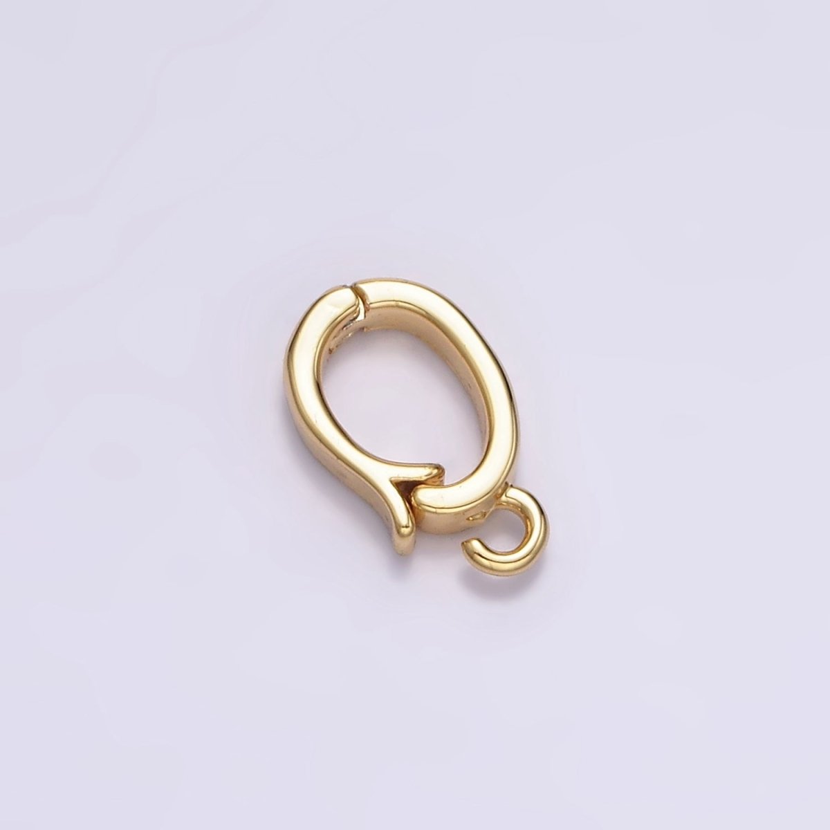 14K Gold Filled Heart Open Loop Interchangeable Charm Holder Jewelry Making Supply in Gold & Silver | Z-929 Z-930