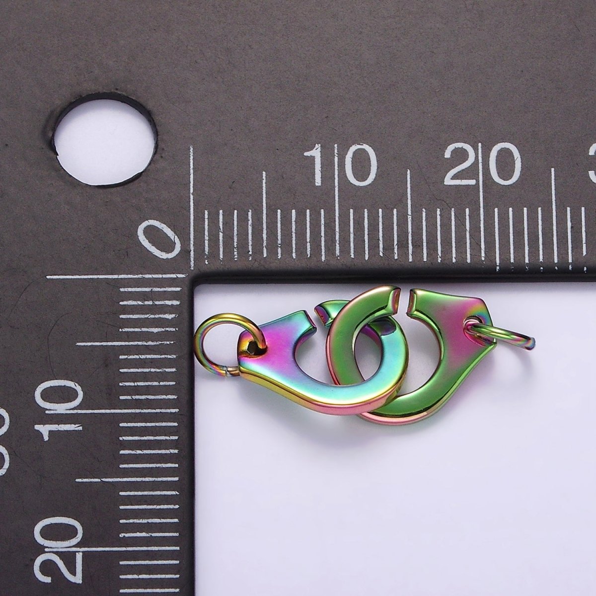 14K Gold Filled Iridescent Rainbow Trigerless Clasps Jewelry Finding Closure Supply | Z600