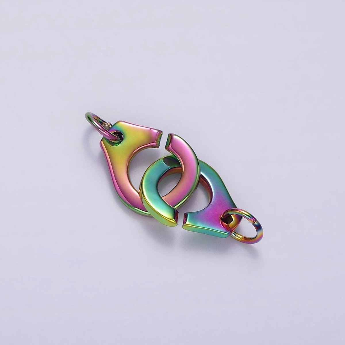 14K Gold Filled Iridescent Rainbow Trigerless Clasps Jewelry Finding Closure Supply | Z600