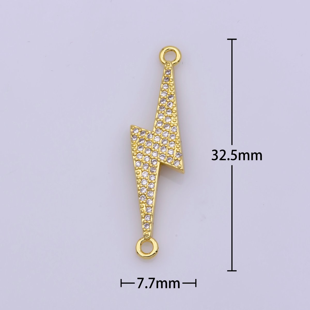 14K Gold Filled Lightning Bolt Thunder Connector | G-845