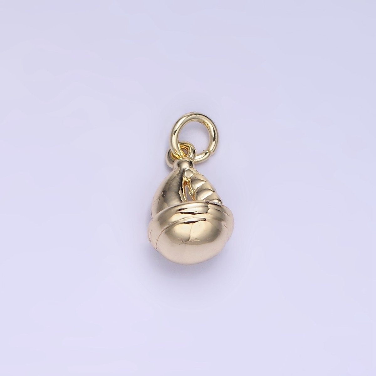 14K Gold Filled Mini Round Boat Charm | AG-663