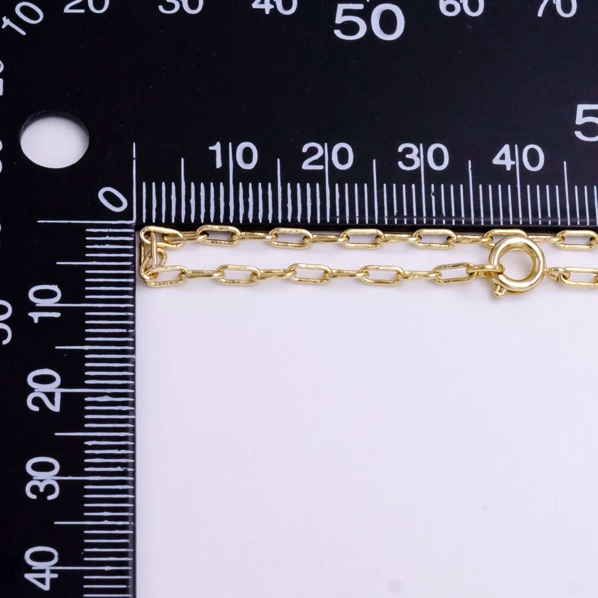 14K Gold Filled Paper Clip Chain Cable Chain Necklace, 20 Inches Minimalist Jewelry Ready To Wear Necklace, Dainty 2mm Necklace w/Lobster Clasps | CN-962  Overstock Clearance Pricing