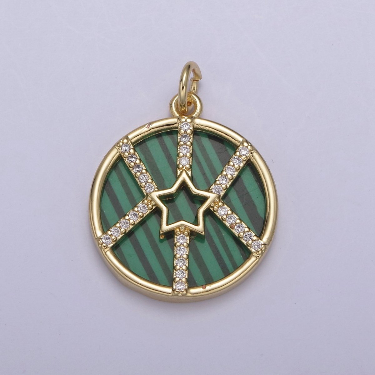 14K Gold Filled Pearl, Tiger Eye, Turquoise Abalone Pearl Shell Charm Pendant Star Charm for Celestial Necklace Bracelet Jewelry Making N-882 - N-886