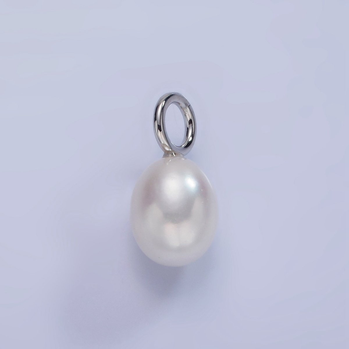 14K Gold Filled Pink, White, Purple Oval Freshwater Pearl Drop Pendant | P1675 - P1677
