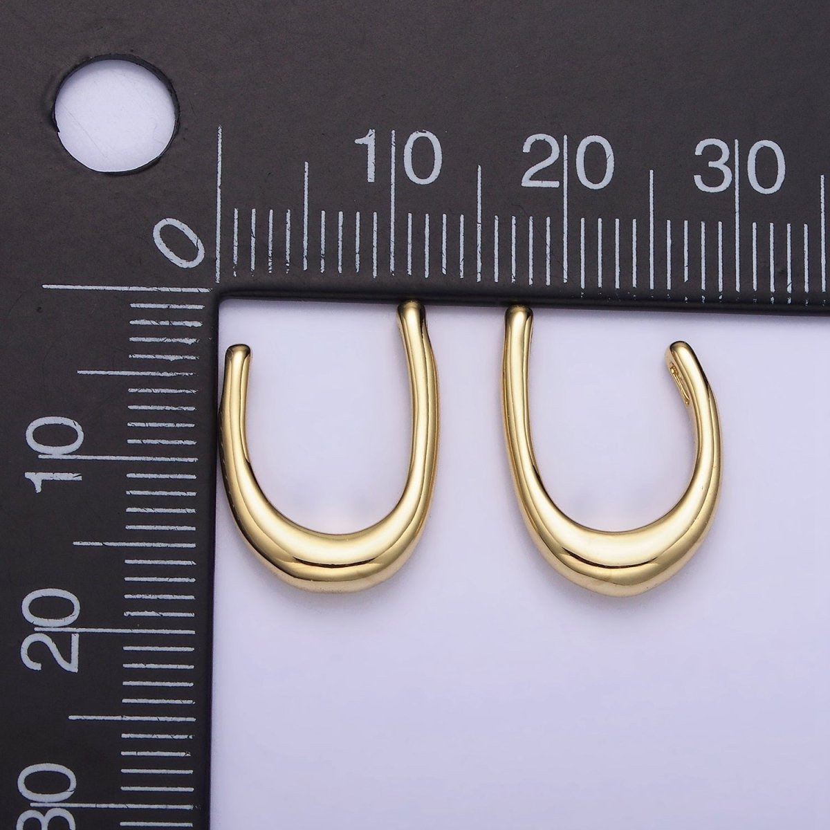 14K Gold Filled U Shaped Connector Minimalist Findings | Z713