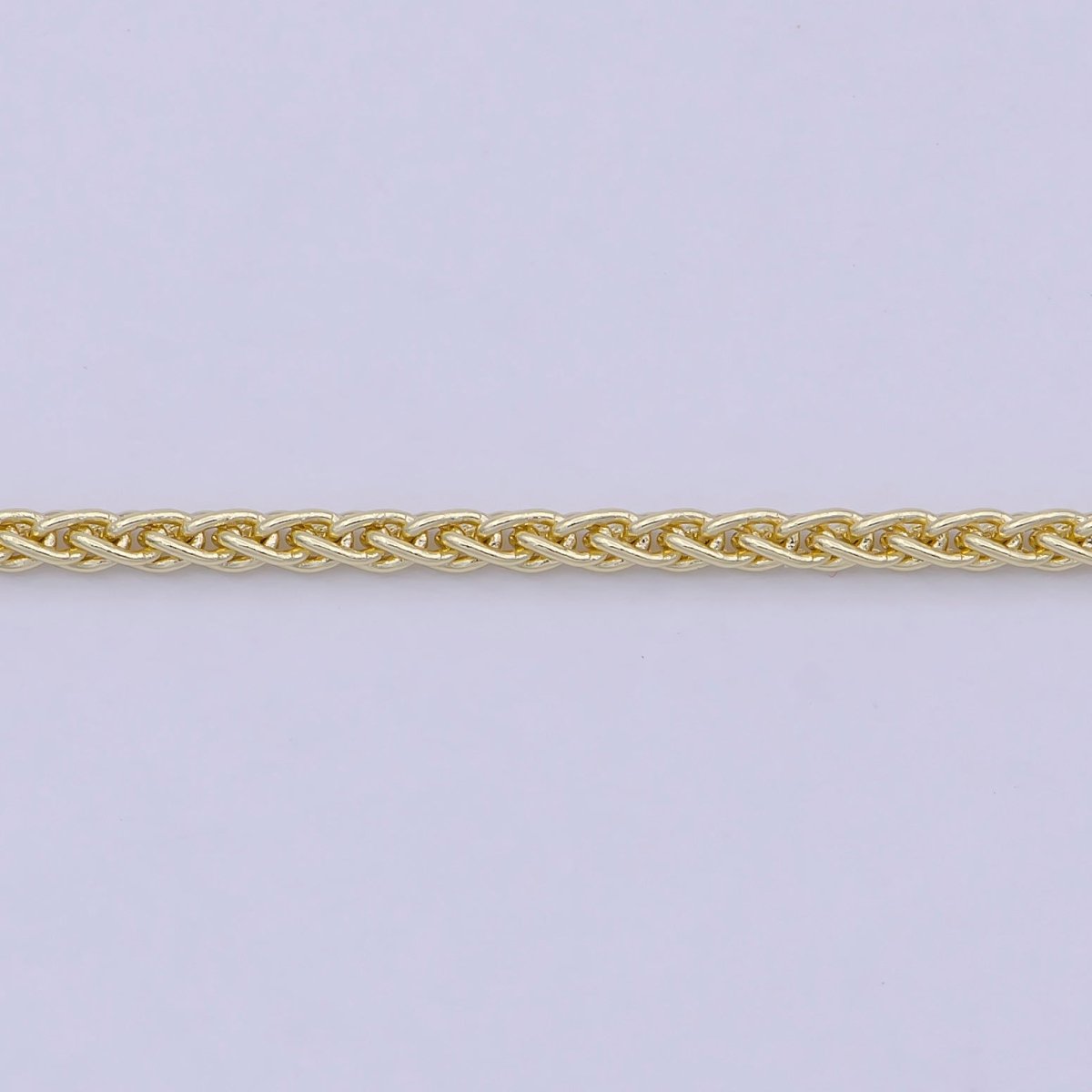 14K Gold Filled Wheat Chain Foxtail Chain Necklace, Man Ladies Gold Chain, Trending Gold Chain Necklace | WA-755 Clearance Pricing