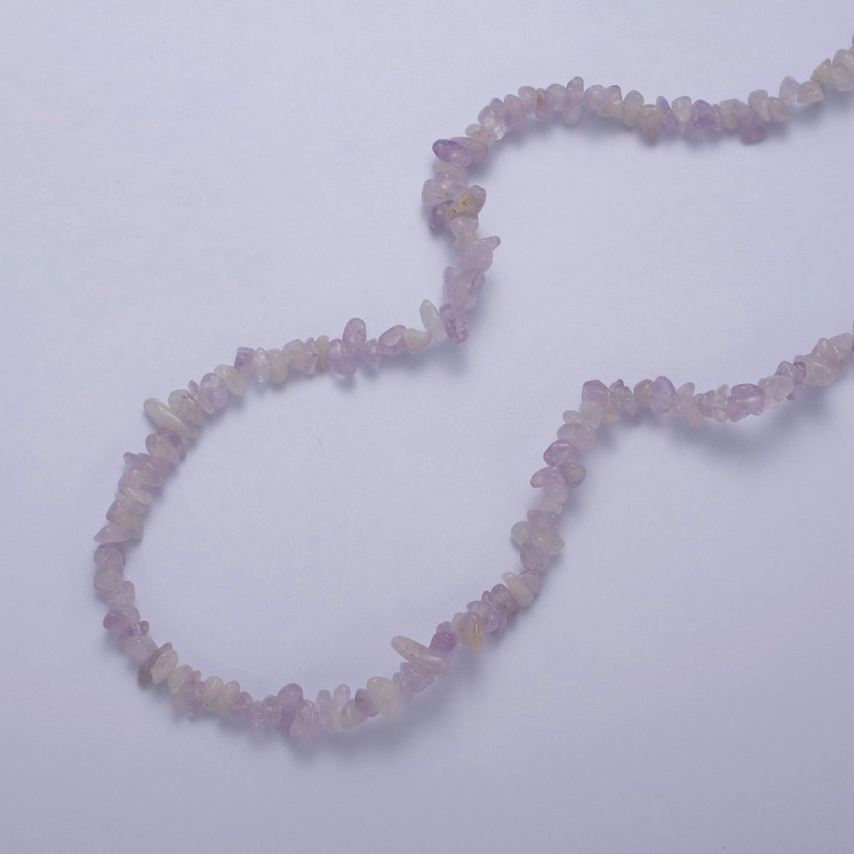 16.5 Inch Natural Purple Ametrine Quartz Crystal Stone Bead Necklace with 2" Extender | WA-636 Clearance Pricing