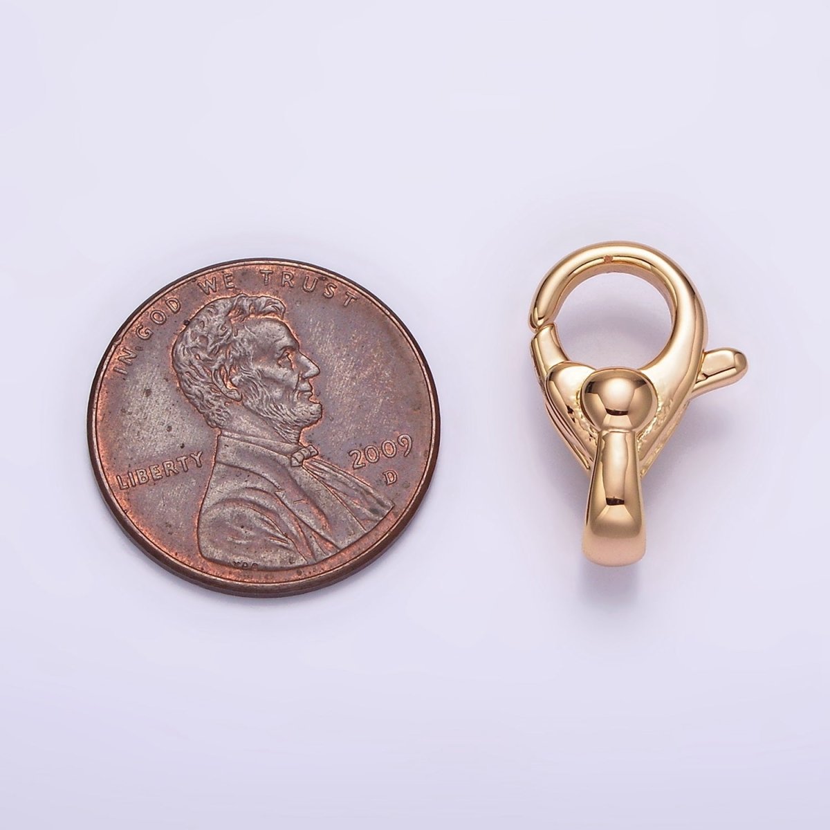 16K Gold Filled 17.5mm Swivel Lobster Claw Clasps Closure Jewelry Findings Supply | Z-521