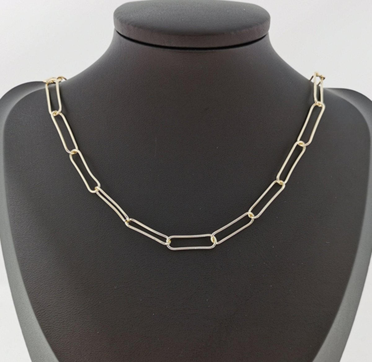 16K Gold Filled Paperclip Rolo Cable Chain by Yard, Gold Filled Cable Rolo Chain by Yard, Wholesale bulk Roll Chain for Jewelry Making | ROLL-190 Clearance Pricing