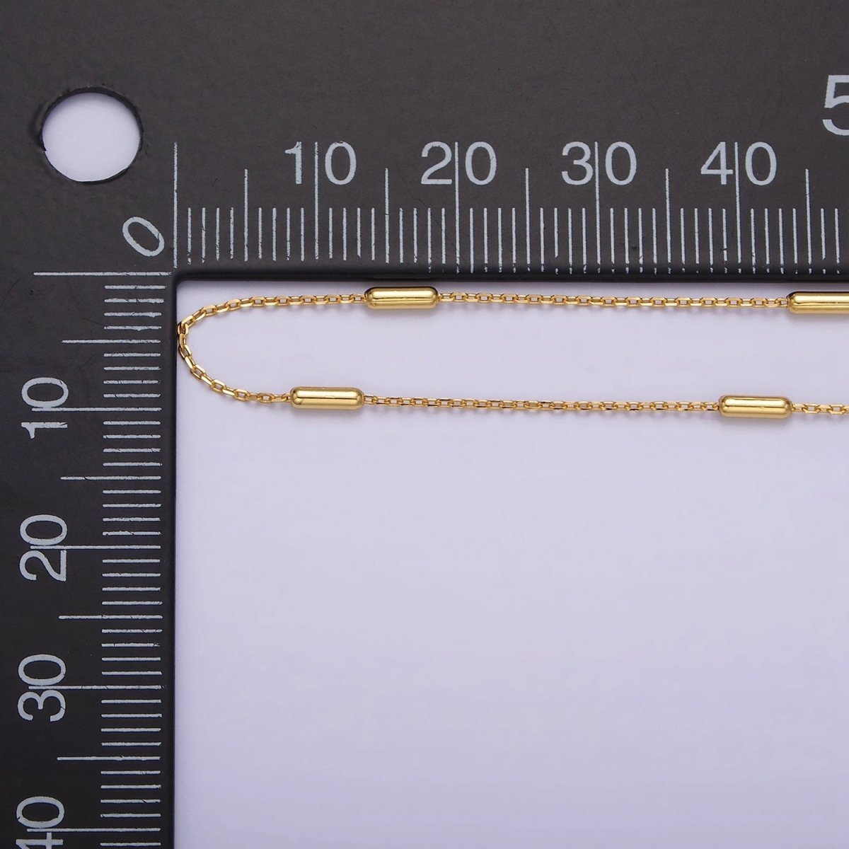 16K Gold Vermeil S925 Sterling Silver 1.6mm Tube Satellite 15.5 Inch Choker Chain Necklace | WA-1953 Clearance Pricing