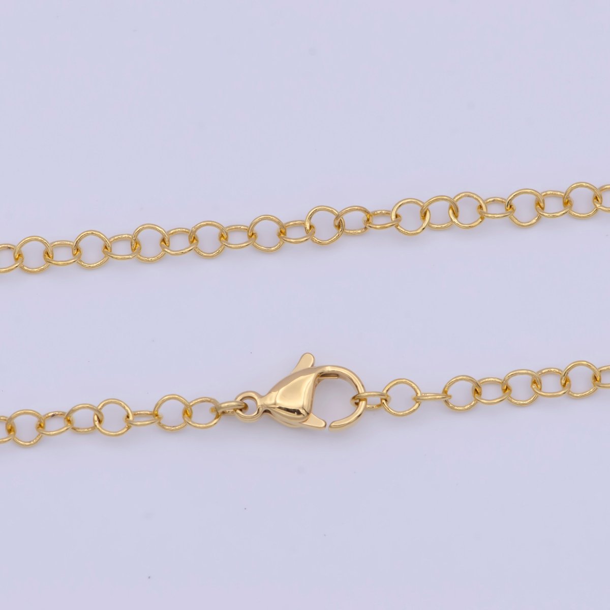 17" Ready to Wear Gold Filled Chain with Lobster Clasp, Simple Everyday Layering Necklace | WA-1119 Clearance Pricing
