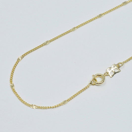 18 inch Singapore Chain Necklace, 14K Gold Plated Singapore Finished Necklace For Jewelry Making, Dainty 2mm Singapore Necklace w/ Spring Ring | CN-958  Clearance Pricing