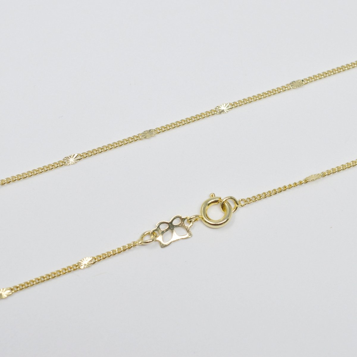 18 inch Singapore Chain Necklace, 14K Gold Plated Singapore Finished Necklace For Jewelry Making, Dainty 2mm Singapore Necklace w/ Spring Ring | CN-958  Clearance Pricing