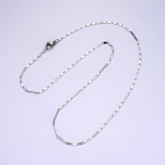 18 inch Stainless Steel Flat Anchor Mariner Chain For Wholesale Chains And Jewelry Making Supplies Findings | WA-2112 Clearance Pricing