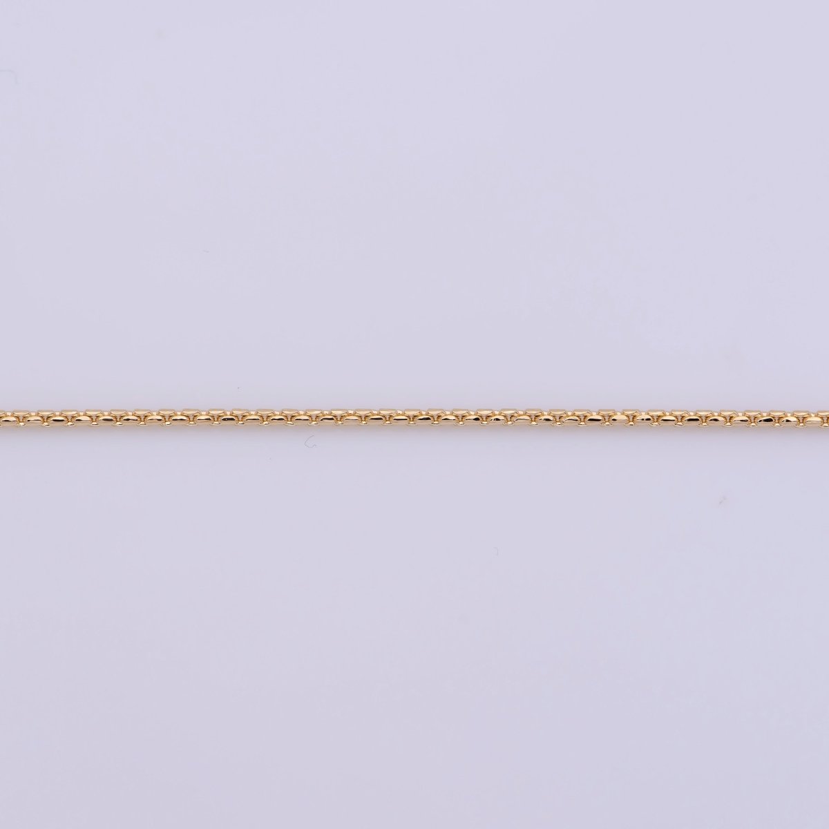 18 inches Cable Chain Necklace, 18K Gold Plated Finished Chain For Jewelry Making, Dainty 1.4mm Cable Necklace w/ Lobster Clasps | CN-375  Clearance Pricing