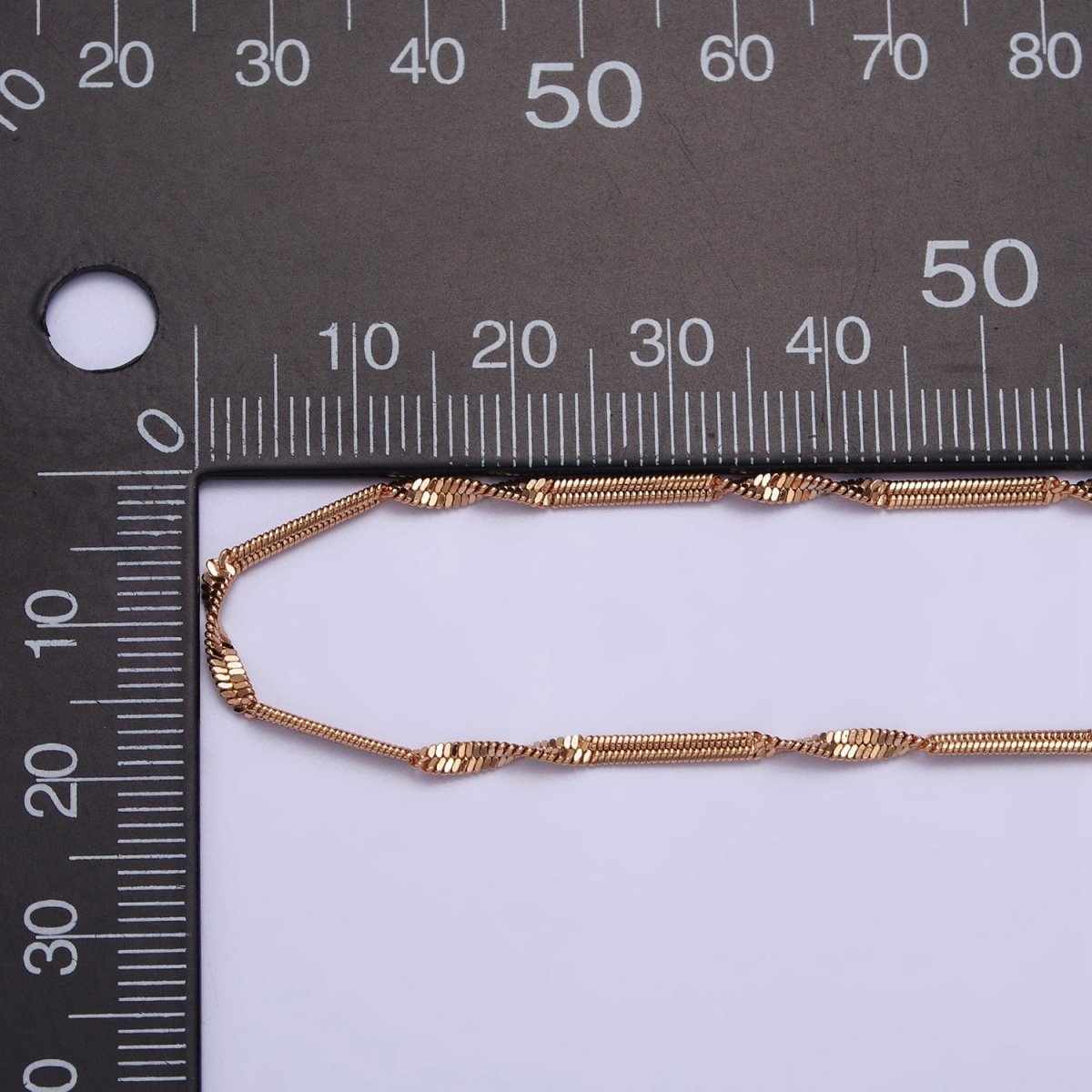 18.5 Inch Twisted Chain 18K Gold Filled Dainty Rope Chain Necklace | WA-1603 Clearance Pricing