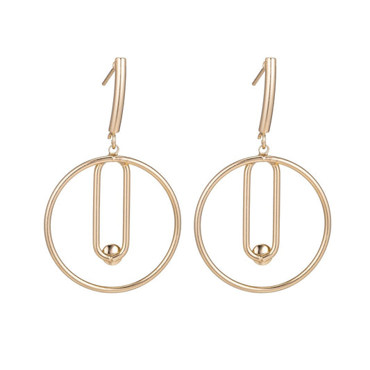 18k Gold Fill DIY Earrings with Loop, Make Your Own Stud Dangle Earrings, Earring Component Findings for Jewelry Making Supplies, K-018