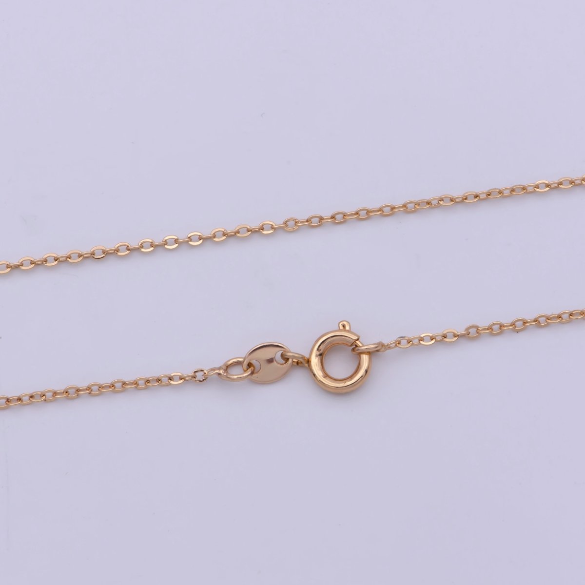 18K Gold Filled 1.2mm Cable Chain 18 inch Finished Necklace For Wholesale Necklace Dainty Jewelry Making Supplies | WA-480 Clearance Pricing