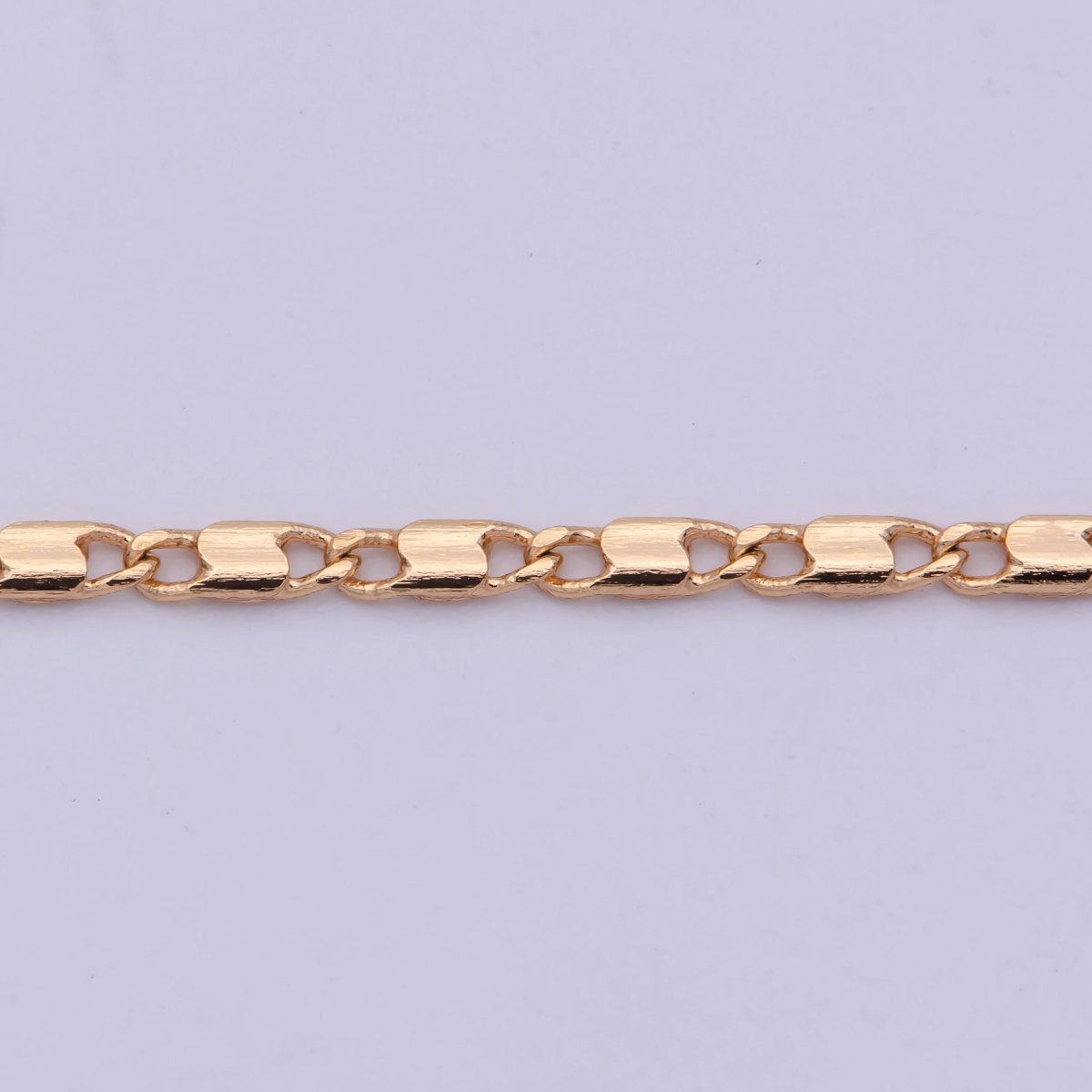 18K Gold Filled 1.6mm Anchor Scroll Chain 17.6 inch Finished Necklace For Wholesale Necklace Dainty Jewelry Making Supplies | WA-484 Clearance Pricing