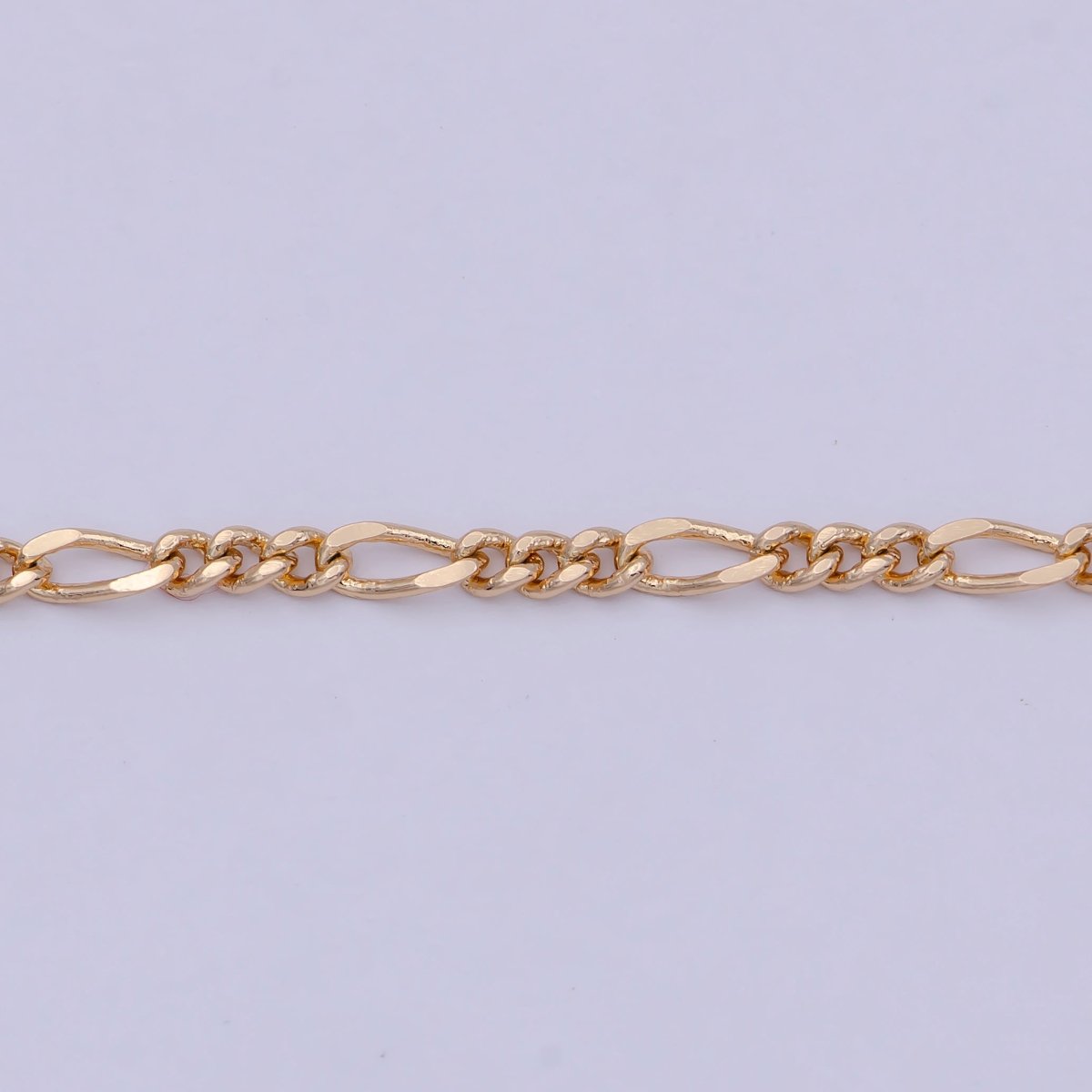 18K Gold Filled 2.4mm Link Figaro Chain For Wholesale Necklace Dainty Jewelry Making Supplies | WA-767 Clearance Pricing