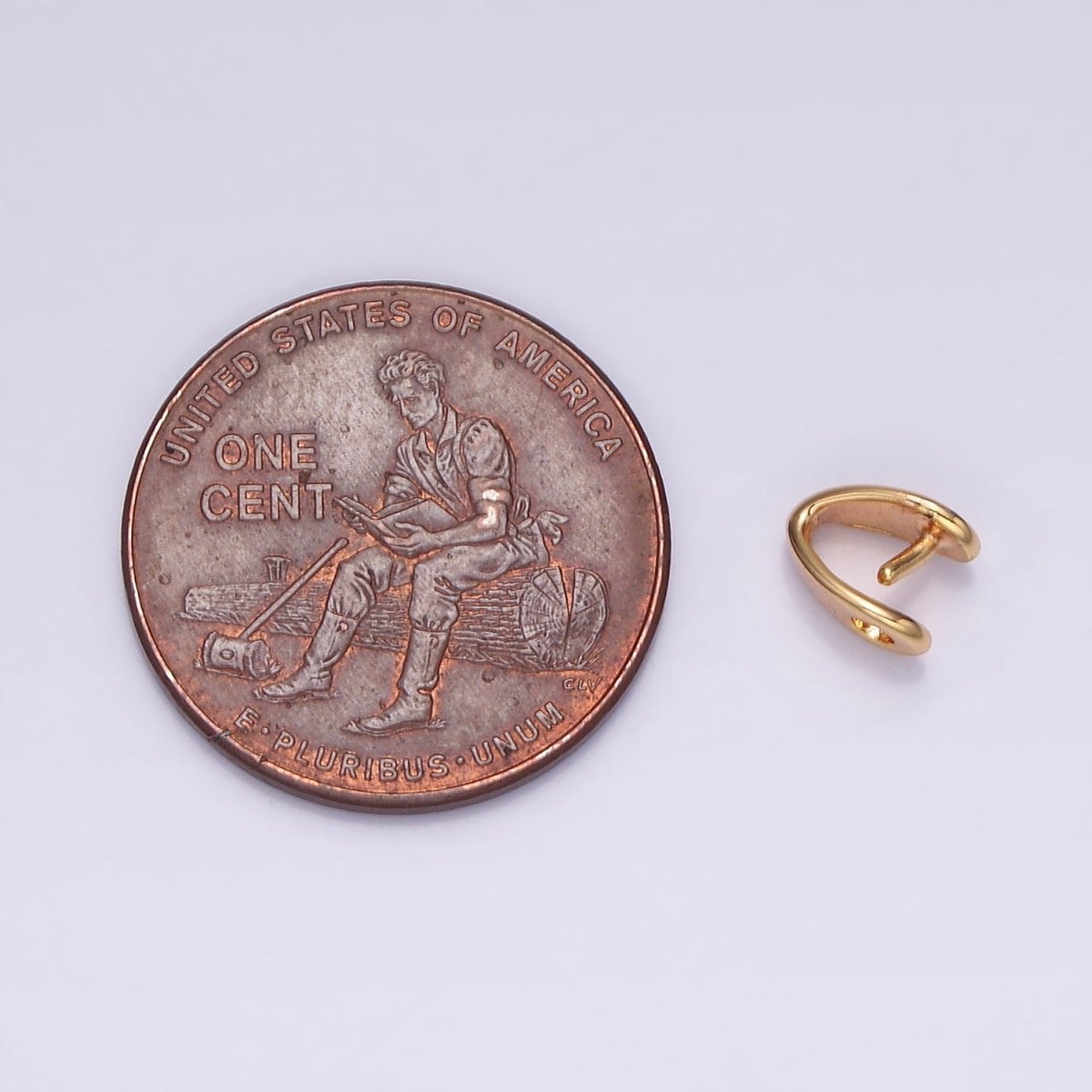 18K Gold Filled Bail for Pendant Jewelry Kit Supplies For DIY Jewelry Making | Z-502