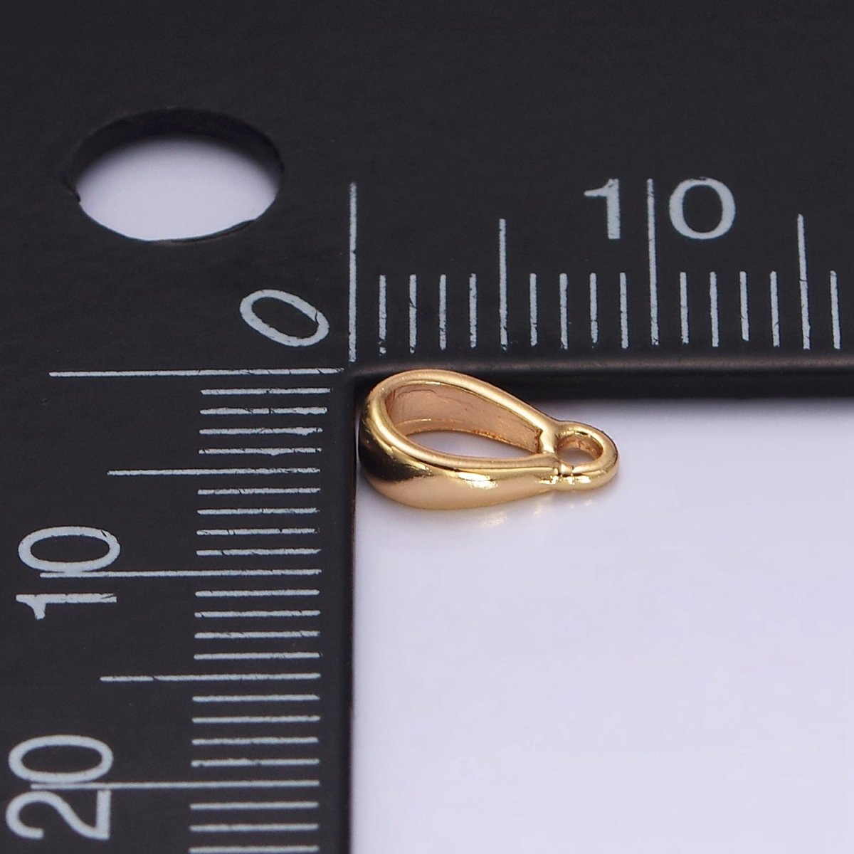 18K Gold Filled Bail Round Loop for Pendant Jewelry Kit Supplies For DIY Jewelry Making | Z-487