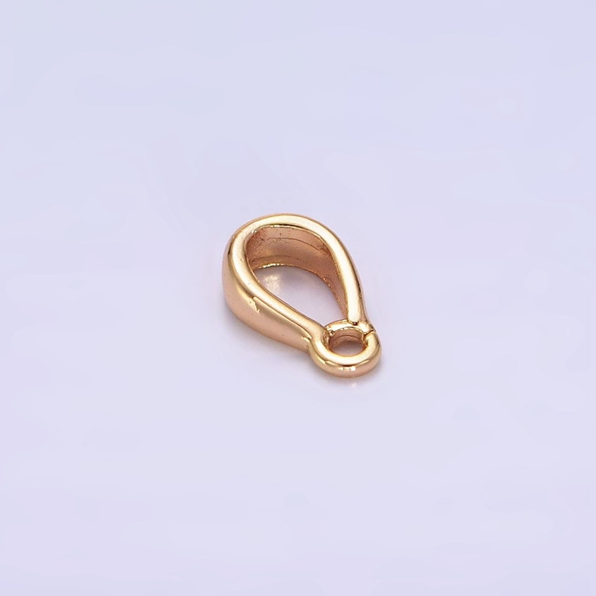 18K Gold Filled Bail Round Loop for Pendant Jewelry Kit Supplies For DIY Jewelry Making | Z-487