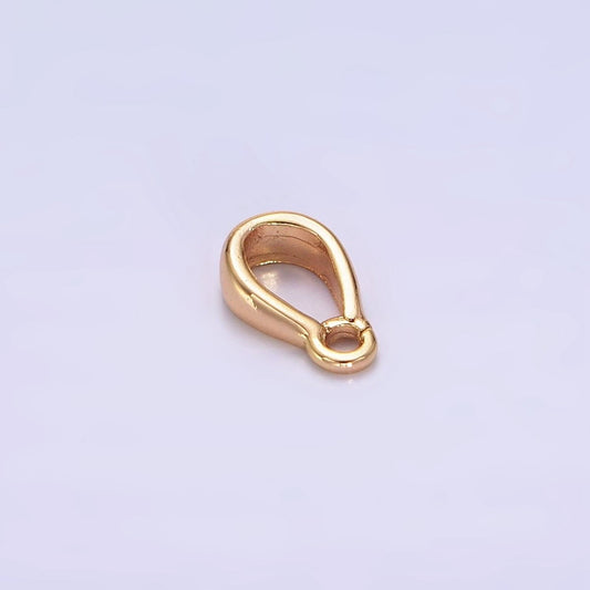 18K Gold Filled Bail Round Loop for Pendant Jewelry Kit Supplies For DIY Jewelry Making | Z-487
