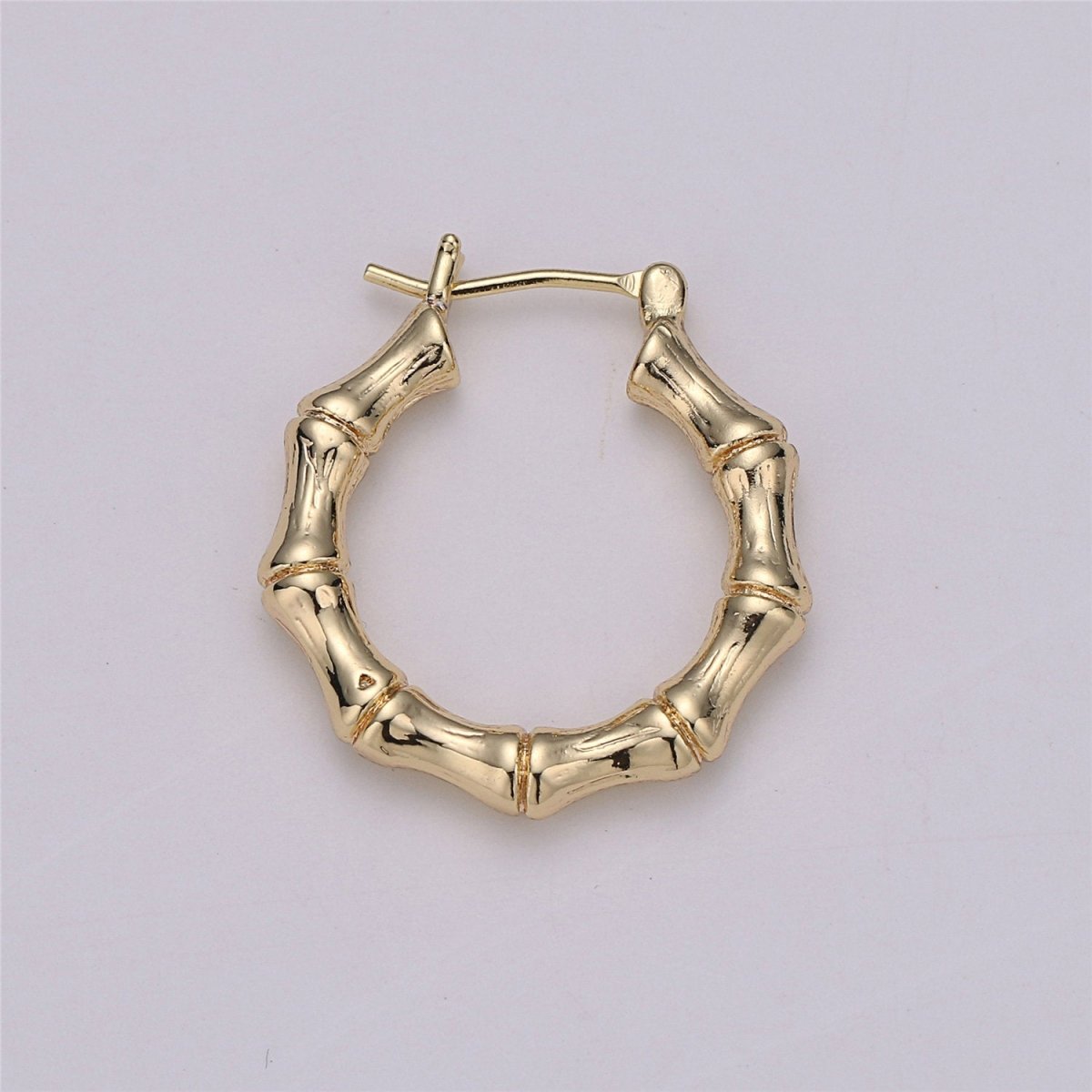18k Gold Filled Bamboo Earrings Custom DIY Personalize Earrings Supplies Findings for Jewelry Making Supply K-001