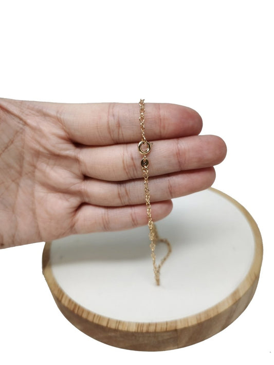 18k Gold Filled Necklace Cable Chain Gold Necklace Gift for her Gold Chain Link Necklace Gold, 18" Figure Eight Necklace w/ Spring Ring | CN-719  Clearance Pricing